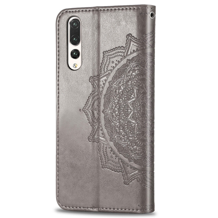 For Huawei P20 Pro Halfway Mandala Embossing Pattern Horizontal Flip Leather Case with Holder & Card Slots & Wallet & Lanyard