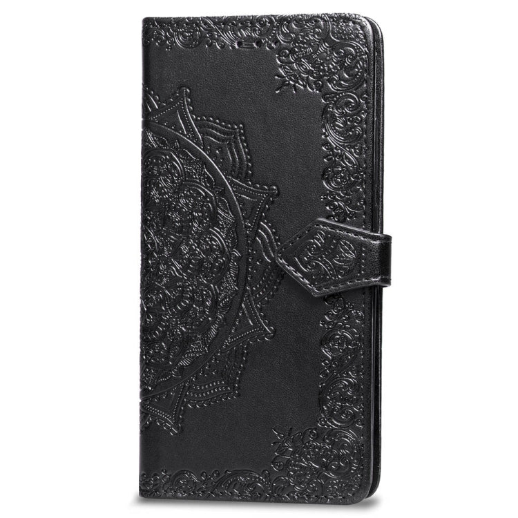 For Huawei Honor 7A Halfway Mandala Embossing Pattern Horizontal Flip Leather Case with Holder & Card Slots & Wallet & Lanyard