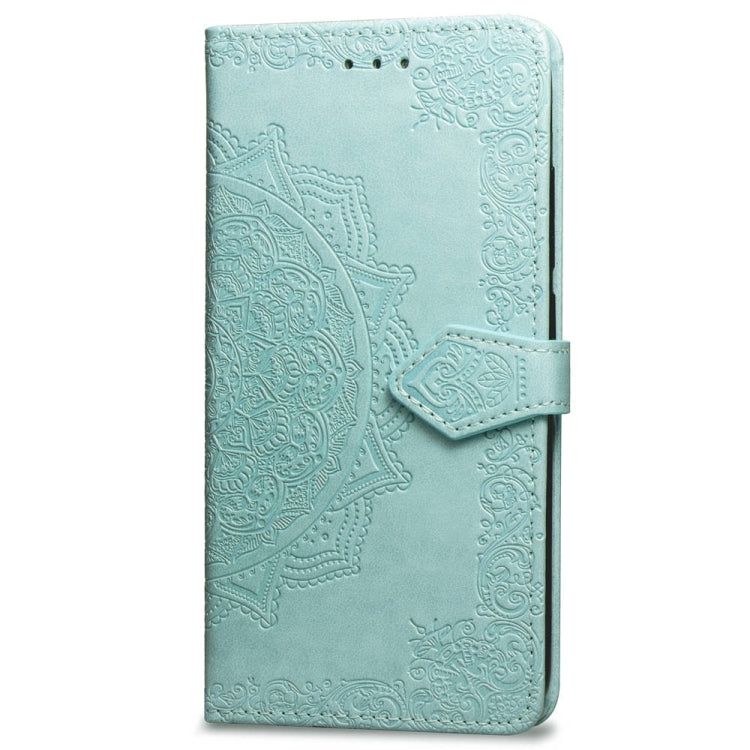 For Huawei Honor 7A Halfway Mandala Embossing Pattern Horizontal Flip Leather Case with Holder & Card Slots & Wallet & Lanyard