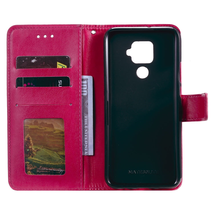 For Huawei Mate 30 Lite Totem Flower Embossed Horizontal Flip TPU + PU Leather Case with Holder & Card Slots & Wallet