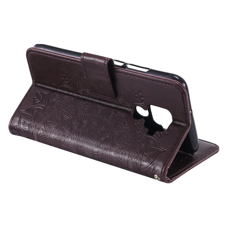 For Huawei Mate 30 Lite Totem Flower Embossed Horizontal Flip TPU + PU Leather Case with Holder & Card Slots & Wallet