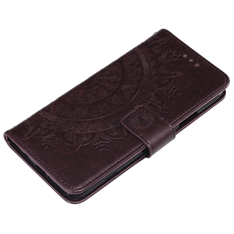 For Huawei Mate 30 Lite Totem Flower Embossed Horizontal Flip TPU + PU Leather Case with Holder & Card Slots & Wallet