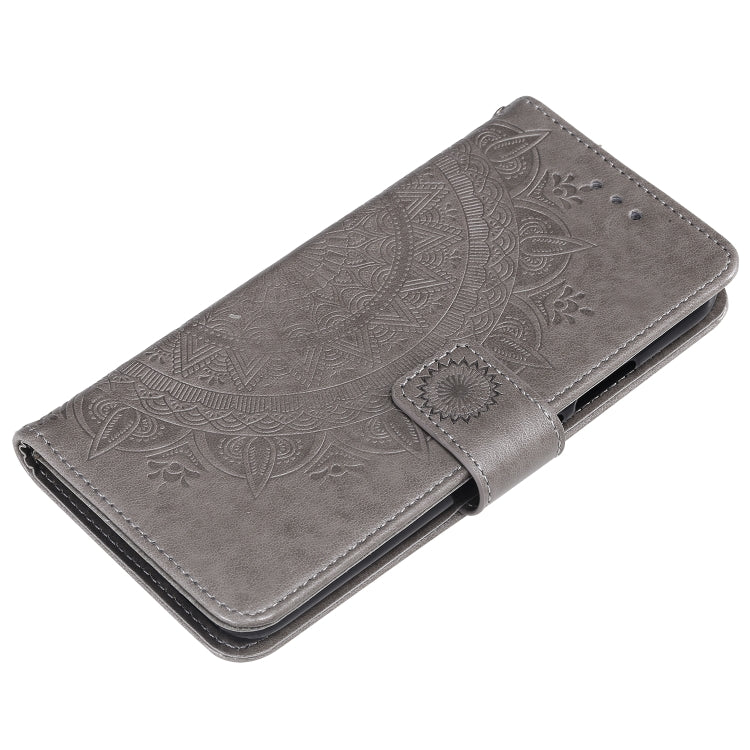 For Huawei Mate 30 Lite Totem Flower Embossed Horizontal Flip TPU + PU Leather Case with Holder & Card Slots & Wallet