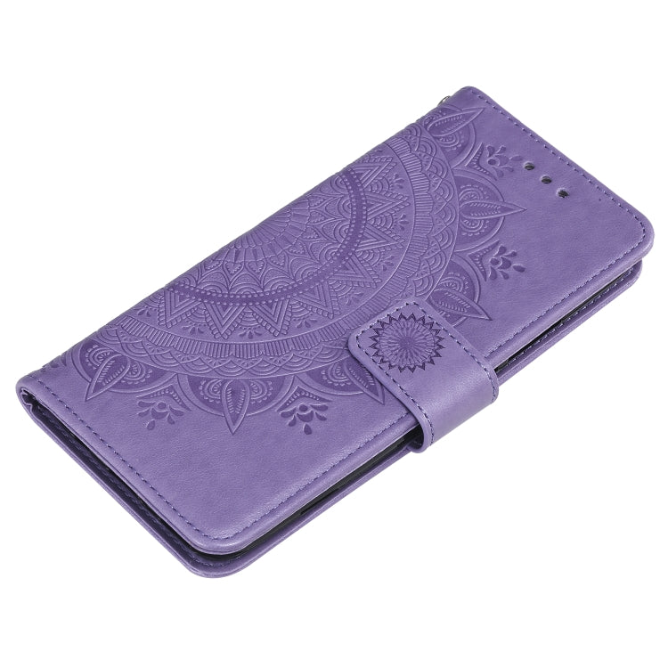 For Huawei Mate 30 Lite Totem Flower Embossed Horizontal Flip TPU + PU Leather Case with Holder & Card Slots & Wallet
