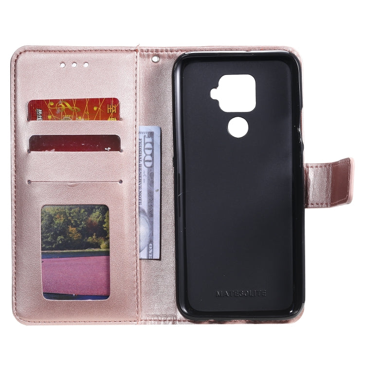 For Huawei Mate 30 Lite Totem Flower Embossed Horizontal Flip TPU + PU Leather Case with Holder & Card Slots & Wallet