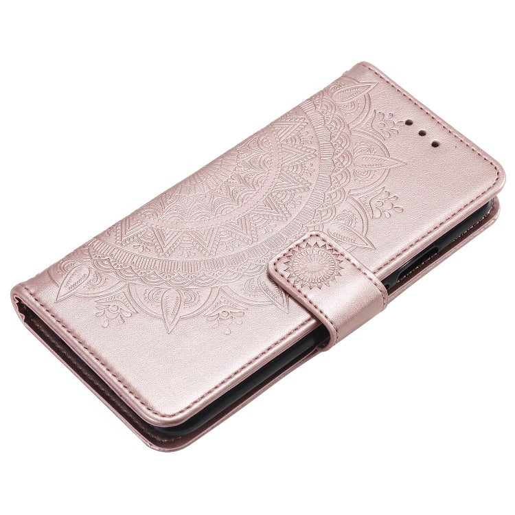 For Huawei Mate 30 Lite Totem Flower Embossed Horizontal Flip TPU + PU Leather Case with Holder & Card Slots & Wallet