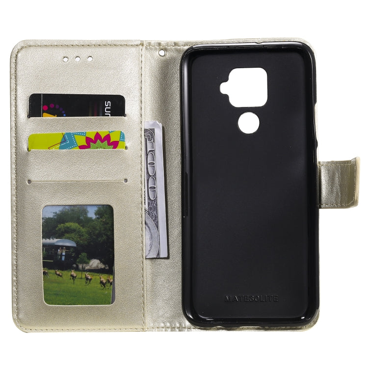 For Huawei Mate 30 Lite Totem Flower Embossed Horizontal Flip TPU + PU Leather Case with Holder & Card Slots & Wallet