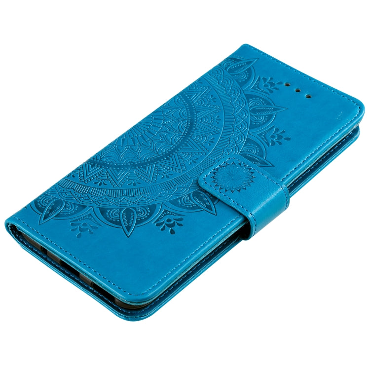 For Huawei nova 5 Totem Flower Embossed Horizontal Flip TPU + PU Leather Case with Holder & Card Slots & Wallet