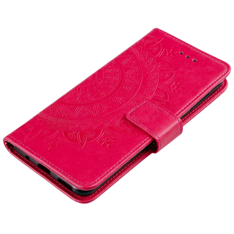 For Huawei nova 5 Totem Flower Embossed Horizontal Flip TPU + PU Leather Case with Holder & Card Slots & Wallet