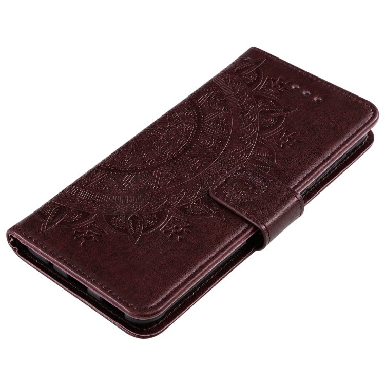 For Huawei nova 5 Totem Flower Embossed Horizontal Flip TPU + PU Leather Case with Holder & Card Slots & Wallet