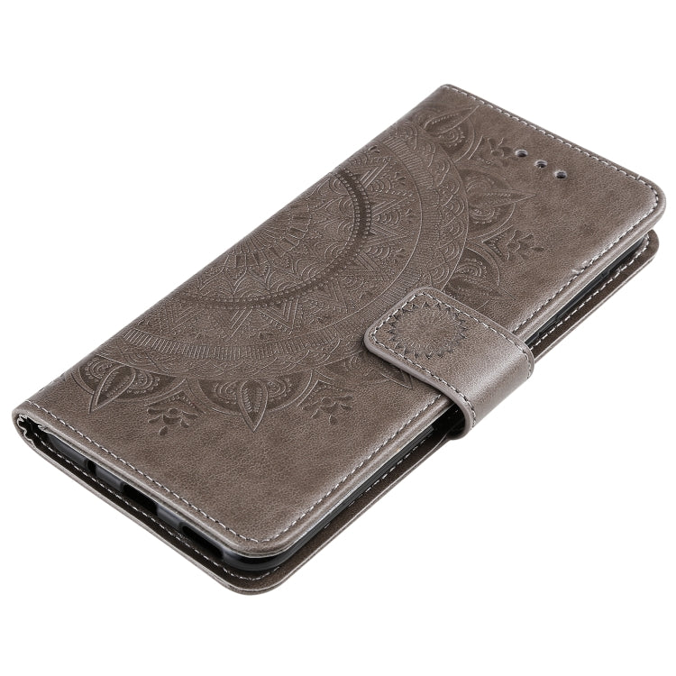 For Huawei nova 5 Totem Flower Embossed Horizontal Flip TPU + PU Leather Case with Holder & Card Slots & Wallet