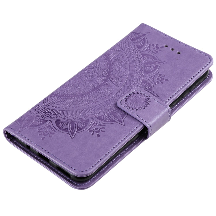 For Huawei nova 5 Totem Flower Embossed Horizontal Flip TPU + PU Leather Case with Holder & Card Slots & Wallet