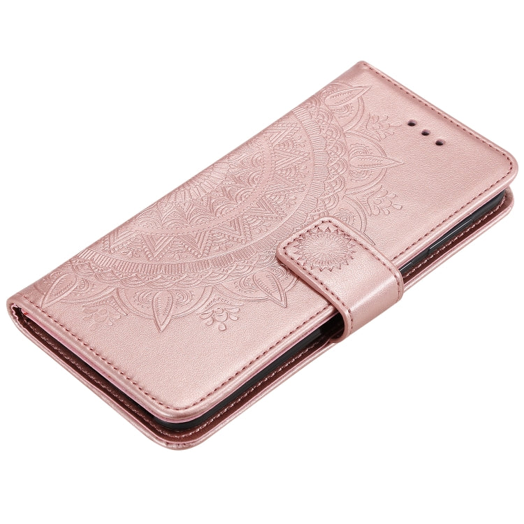 For Huawei nova 5 Totem Flower Embossed Horizontal Flip TPU + PU Leather Case with Holder & Card Slots & Wallet