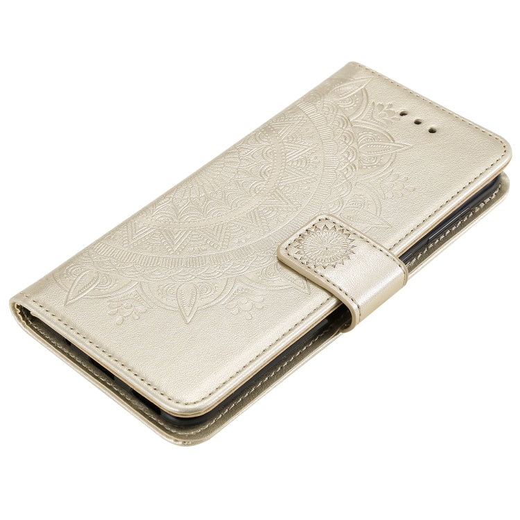 For Huawei nova 5 Totem Flower Embossed Horizontal Flip TPU + PU Leather Case with Holder & Card Slots & Wallet