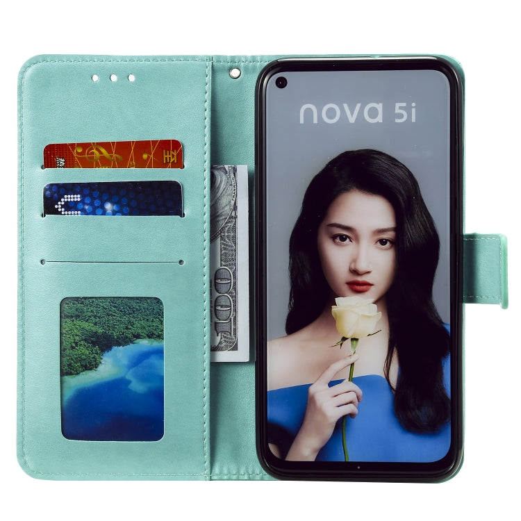 For Huawei P20 Lite (2019) Totem Flower Embossed Horizontal Flip TPU + PU Leather Case with Holder & Card Slots & Wallet