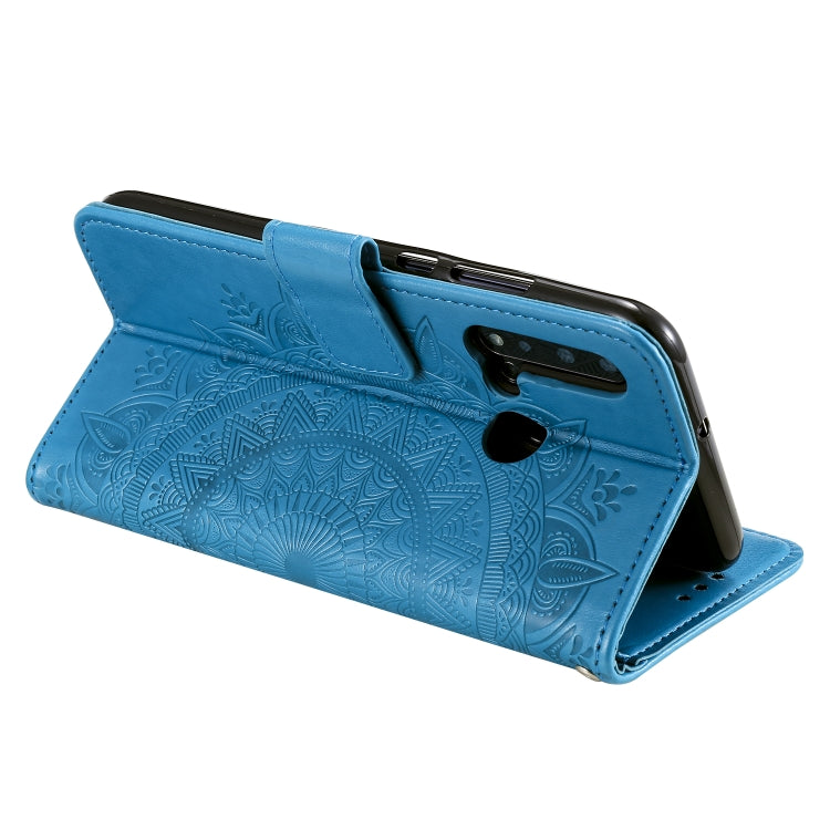 For Huawei P20 Lite (2019) Totem Flower Embossed Horizontal Flip TPU + PU Leather Case with Holder & Card Slots & Wallet