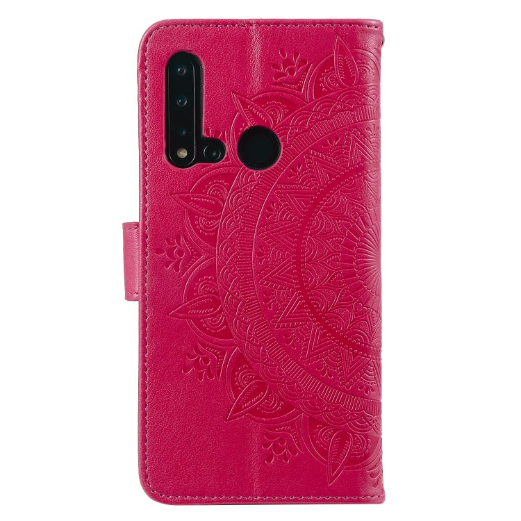 For Huawei P20 Lite (2019) Totem Flower Embossed Horizontal Flip TPU + PU Leather Case with Holder & Card Slots & Wallet