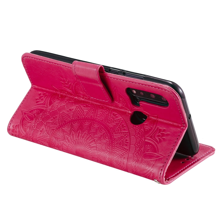 For Huawei P20 Lite (2019) Totem Flower Embossed Horizontal Flip TPU + PU Leather Case with Holder & Card Slots & Wallet