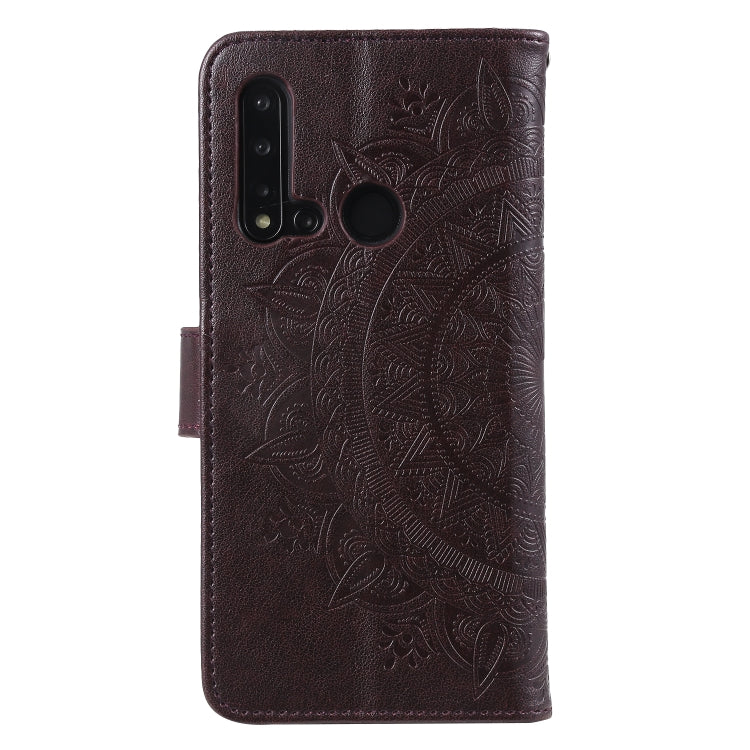 For Huawei P20 Lite (2019) Totem Flower Embossed Horizontal Flip TPU + PU Leather Case with Holder & Card Slots & Wallet