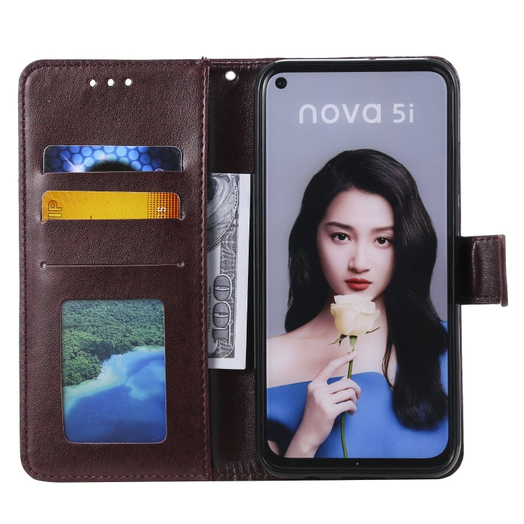 For Huawei P20 Lite (2019) Totem Flower Embossed Horizontal Flip TPU + PU Leather Case with Holder & Card Slots & Wallet
