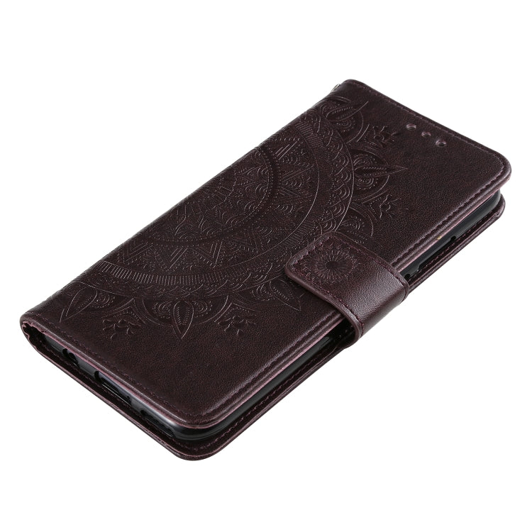 For Huawei P20 Lite (2019) Totem Flower Embossed Horizontal Flip TPU + PU Leather Case with Holder & Card Slots & Wallet