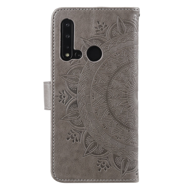 For Huawei P20 Lite (2019) Totem Flower Embossed Horizontal Flip TPU + PU Leather Case with Holder & Card Slots & Wallet