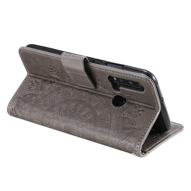 For Huawei P20 Lite (2019) Totem Flower Embossed Horizontal Flip TPU + PU Leather Case with Holder & Card Slots & Wallet
