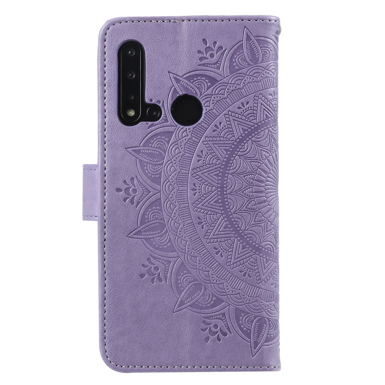 For Huawei P20 Lite (2019) Totem Flower Embossed Horizontal Flip TPU + PU Leather Case with Holder & Card Slots & Wallet