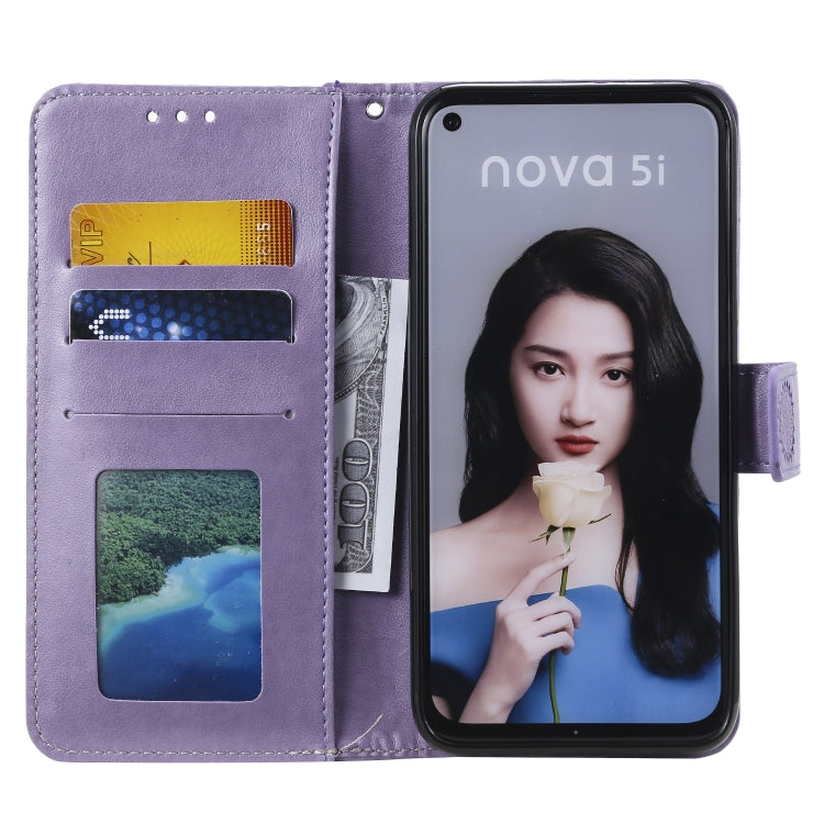 For Huawei P20 Lite (2019) Totem Flower Embossed Horizontal Flip TPU + PU Leather Case with Holder & Card Slots & Wallet