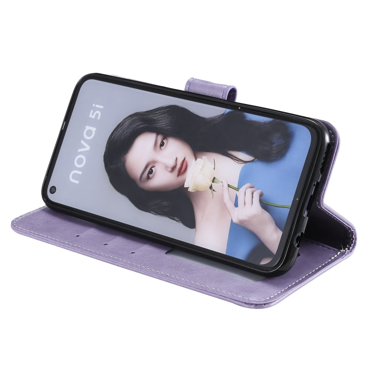 For Huawei P20 Lite (2019) Totem Flower Embossed Horizontal Flip TPU + PU Leather Case with Holder & Card Slots & Wallet