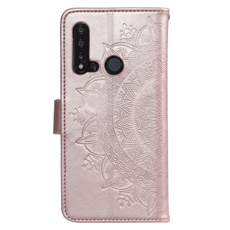 For Huawei P20 Lite (2019) Totem Flower Embossed Horizontal Flip TPU + PU Leather Case with Holder & Card Slots & Wallet