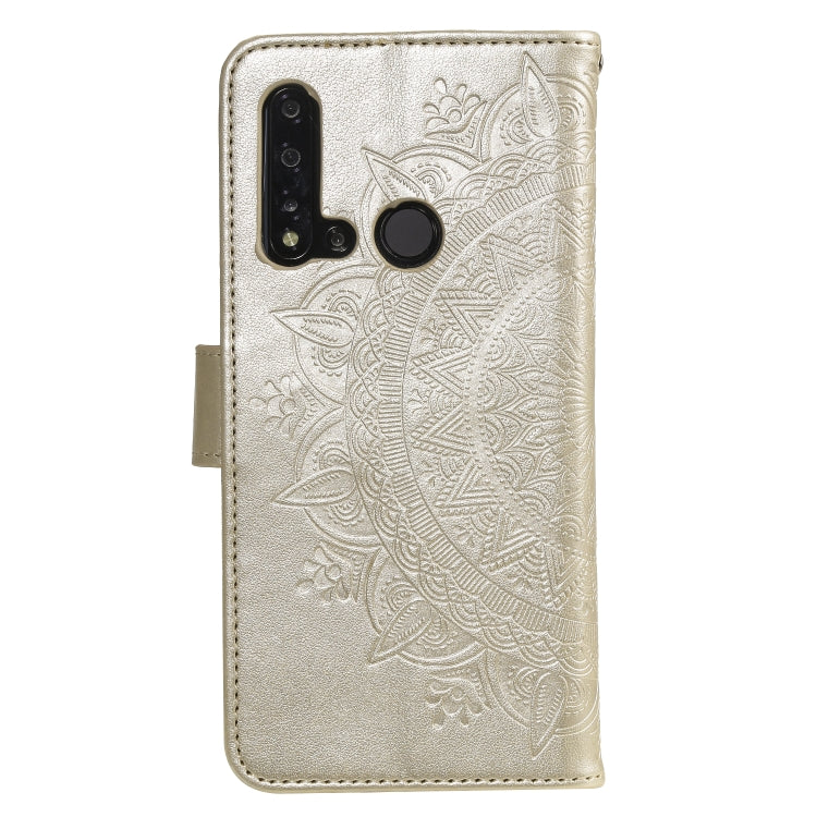 For Huawei P20 Lite (2019) Totem Flower Embossed Horizontal Flip TPU + PU Leather Case with Holder & Card Slots & Wallet