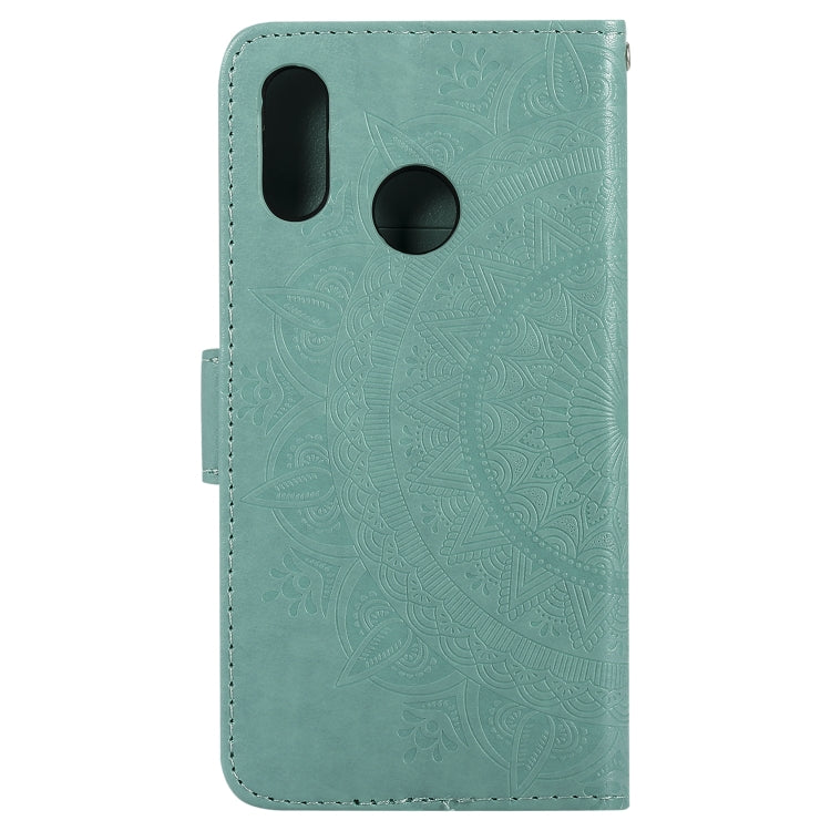 For Huawei P20 Lite Totem Flower Embossed Horizontal Flip TPU + PU Leather Case with Holder & Card Slots & Wallet