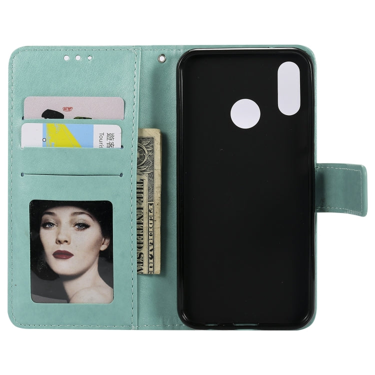 For Huawei P20 Lite Totem Flower Embossed Horizontal Flip TPU + PU Leather Case with Holder & Card Slots & Wallet