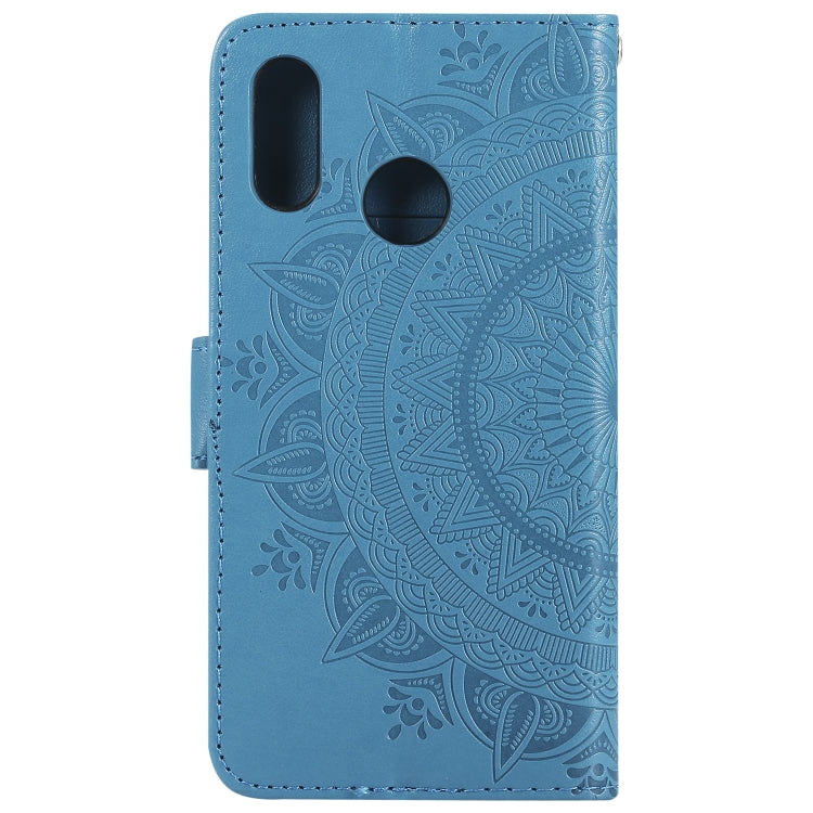 For Huawei P20 Lite Totem Flower Embossed Horizontal Flip TPU + PU Leather Case with Holder & Card Slots & Wallet