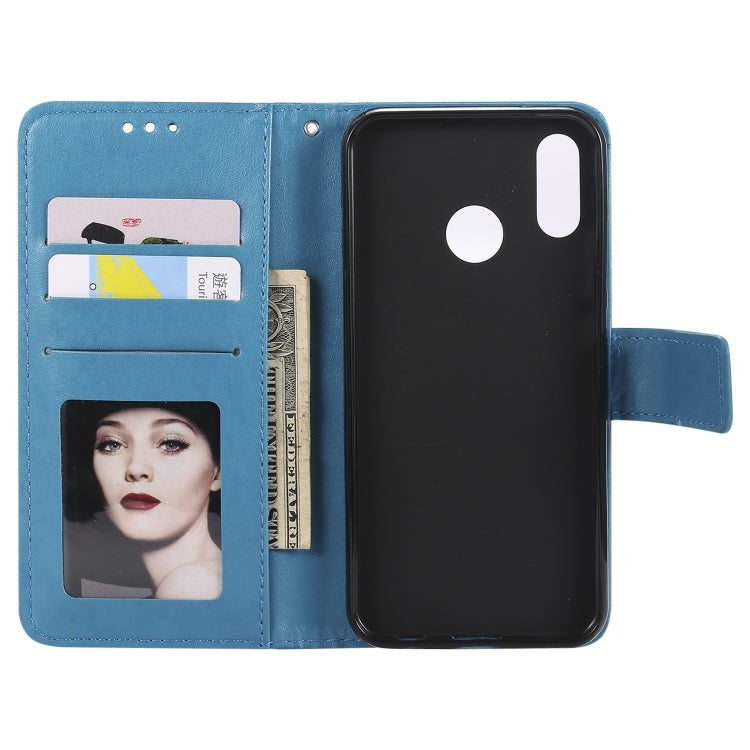 For Huawei P20 Lite Totem Flower Embossed Horizontal Flip TPU + PU Leather Case with Holder & Card Slots & Wallet