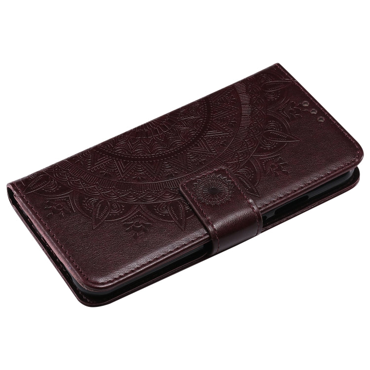 For Huawei P20 Lite Totem Flower Embossed Horizontal Flip TPU + PU Leather Case with Holder & Card Slots & Wallet