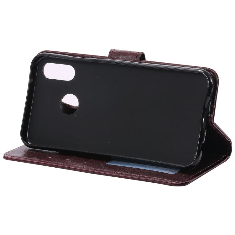 For Huawei P20 Lite Totem Flower Embossed Horizontal Flip TPU + PU Leather Case with Holder & Card Slots & Wallet