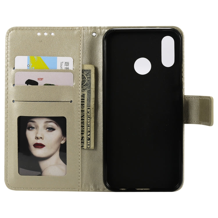 For Huawei P20 Lite Totem Flower Embossed Horizontal Flip TPU + PU Leather Case with Holder & Card Slots & Wallet