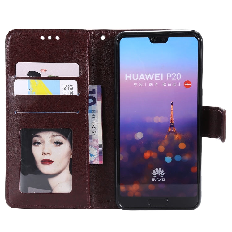 For Huawei P20 Totem Flower Embossed Horizontal Flip TPU + PU Leather Case with Holder & Card Slots & Wallet