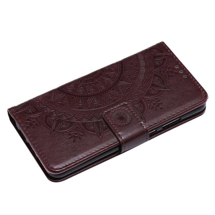 For Huawei P20 Totem Flower Embossed Horizontal Flip TPU + PU Leather Case with Holder & Card Slots & Wallet