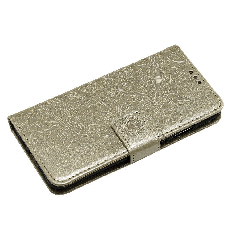 For Huawei P20 Totem Flower Embossed Horizontal Flip TPU + PU Leather Case with Holder & Card Slots & Wallet