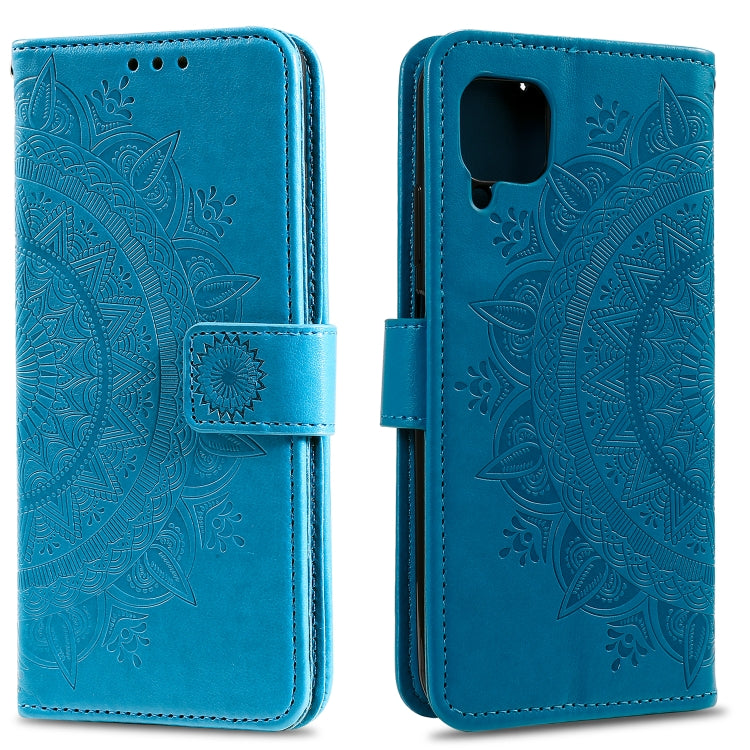 For Huawei P40 Lite Totem Flower Embossed Horizontal Flip TPU + PU Leather Case with Holder & Card Slots & Wallet