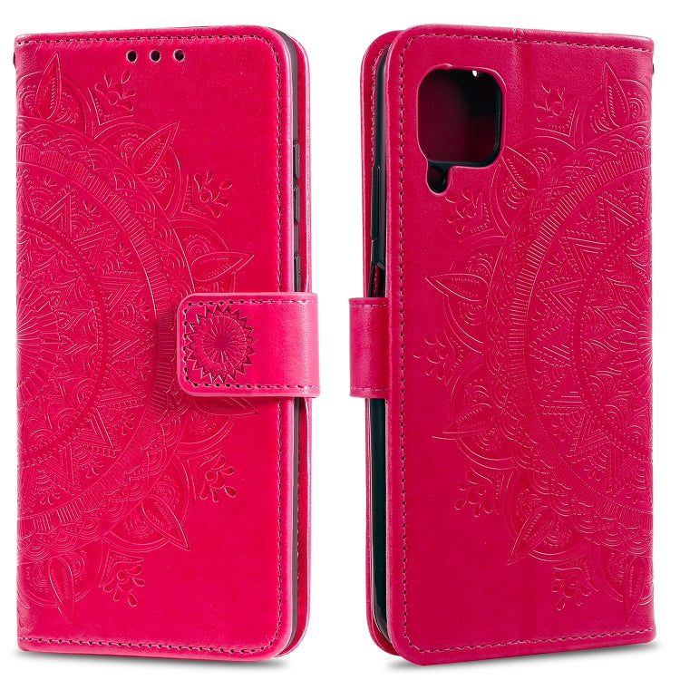 For Huawei P40 Lite Totem Flower Embossed Horizontal Flip TPU + PU Leather Case with Holder & Card Slots & Wallet