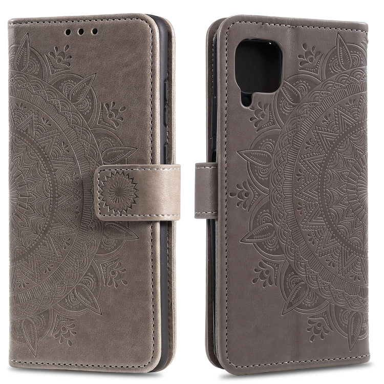 For Huawei P40 Lite Totem Flower Embossed Horizontal Flip TPU + PU Leather Case with Holder & Card Slots & Wallet