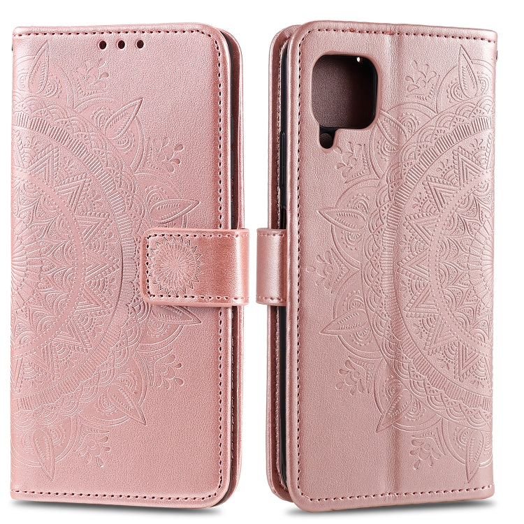 For Huawei P40 Lite Totem Flower Embossed Horizontal Flip TPU + PU Leather Case with Holder & Card Slots & Wallet