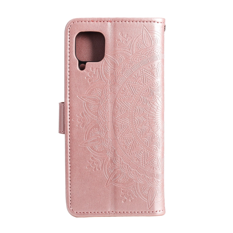 For Huawei P40 Lite Totem Flower Embossed Horizontal Flip TPU + PU Leather Case with Holder & Card Slots & Wallet