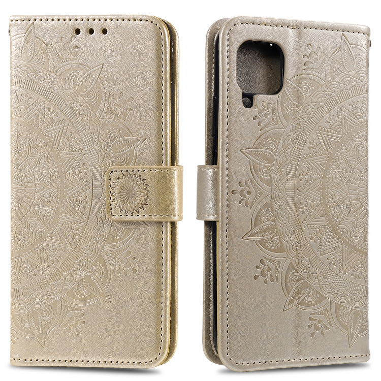 For Huawei P40 Lite Totem Flower Embossed Horizontal Flip TPU + PU Leather Case with Holder & Card Slots & Wallet