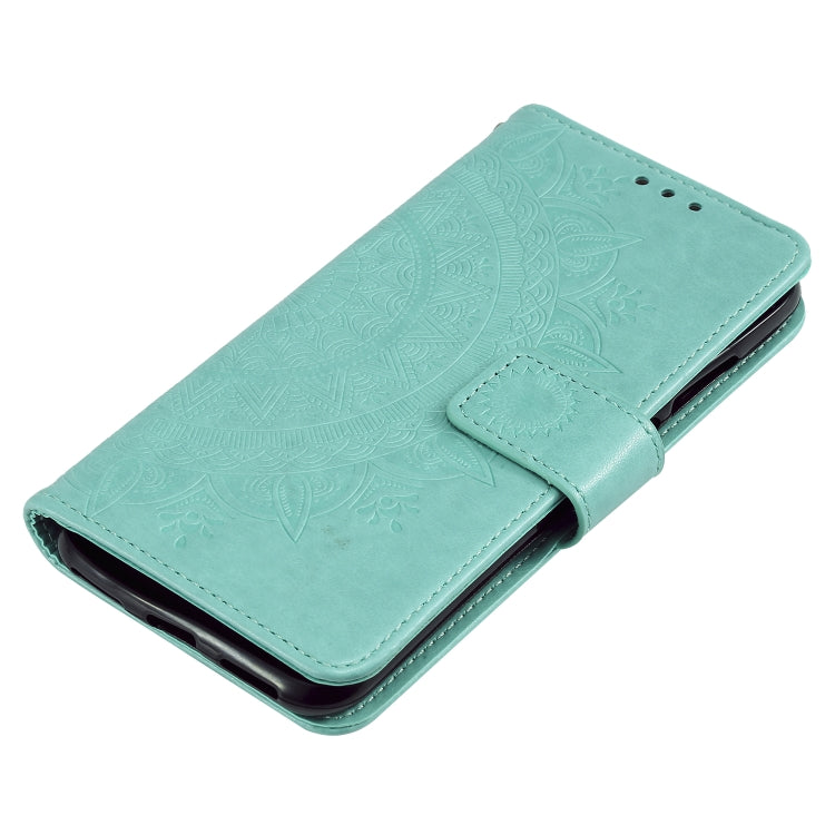 For Huawei Y6 (2019) Totem Flower Embossed Horizontal Flip TPU + PU Leather Case with Holder & Card Slots & Wallet