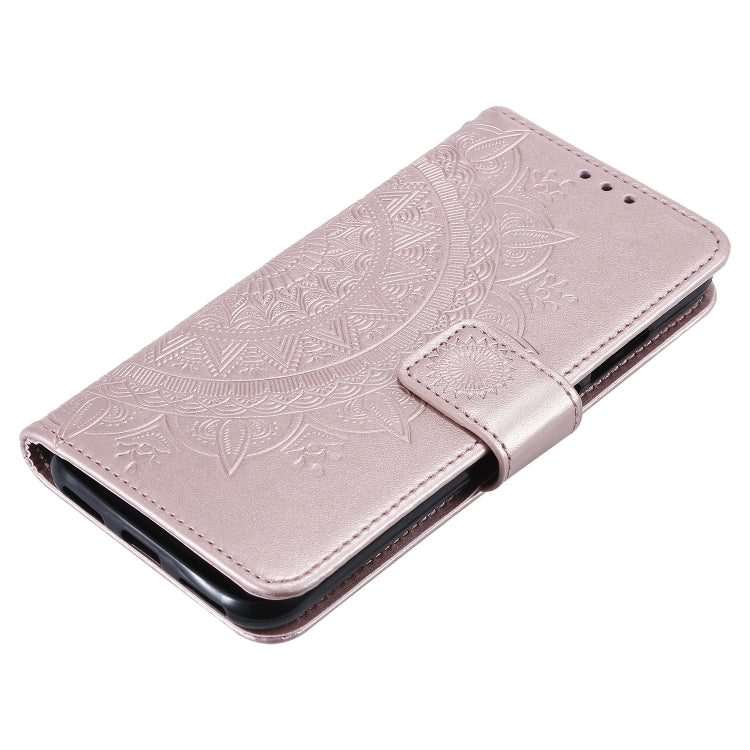 For Huawei Y6 (2019) Totem Flower Embossed Horizontal Flip TPU + PU Leather Case with Holder & Card Slots & Wallet